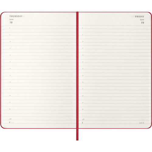 Kalendarz MOLESKINE Czerwony VM394-05/2027 (5)