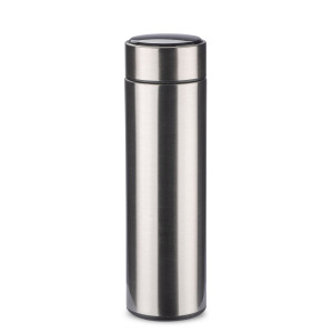 Butelka termiczna z termometrem LEDIKT 440 ml Srebrny