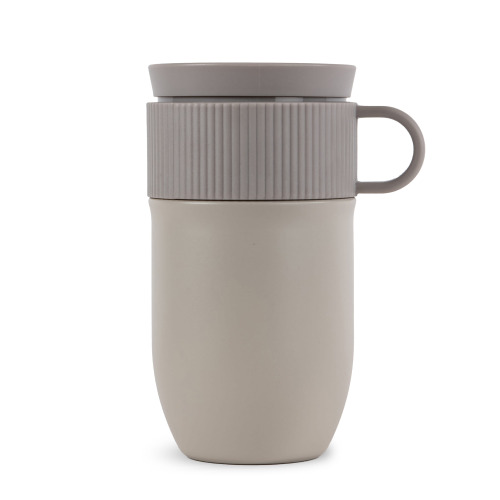 Izolowany kubek Sagaform Ted, 280 ml, szczelny, można myć w zmywarce Beżowy LT52131-N0055 