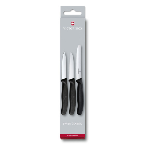 Zestaw 3 noży SwissClassic Victorinox Czarny 67113G03 (3)