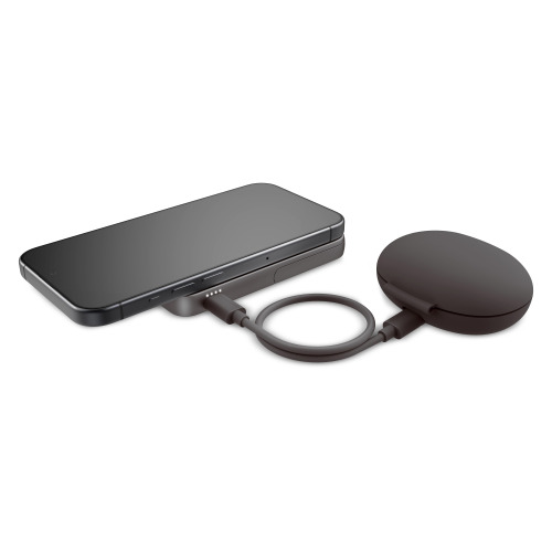 2PBM5000| Fresh 'n Rebel Compatible with MagSafe MagSafe Powerbank Wireless 5000mAh Stalowoszary LT49413-N0035 (1)