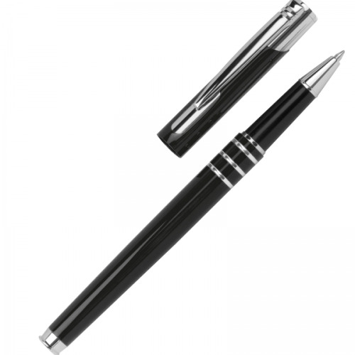 Zestaw piśmienny długopis i pióro kulkowe NORMA Czarny 1076103 (5)