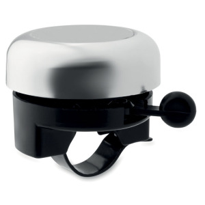 Dzwonek rowerowy Srebrny błyszczący