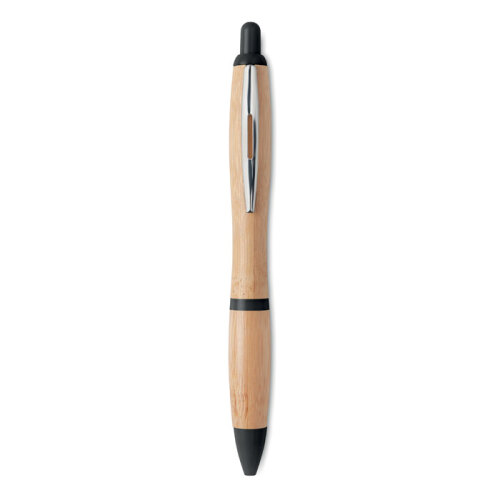Długopis z bambusa czarny MO9485-03 
