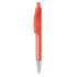 Przyciskany długopis przezroczysty czerwony MO8813-25  thumbnail