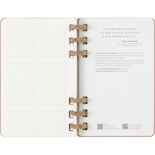Spiralny kalendarz MOLESKINE Beżowy VM890-20/2026 (15)