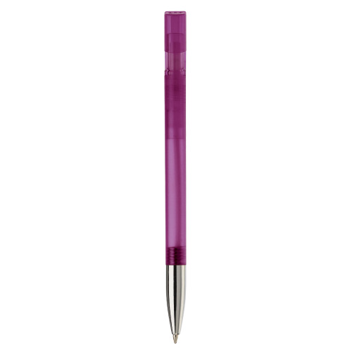 Przezroczysty długopis Nash Transparentny / purpurowy LT80805-N0472 (3)