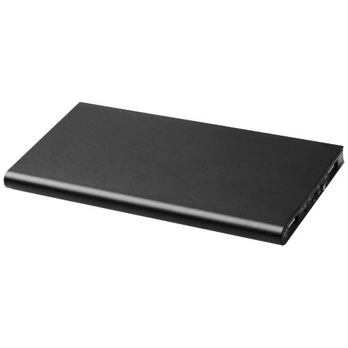 Aluminiowy powerbank Plate 8000 mAh Czarny 12411200 (6)