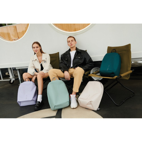 Bobby Soft plecak chroniący przed kieszonkowcami Fioletowy P705.992 (15)