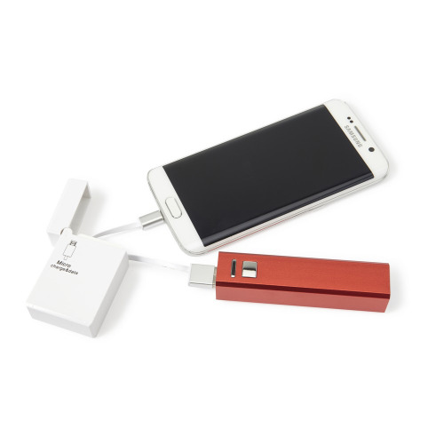 Wysuwany kabel USB/micro USB biały V3584-02 (1)