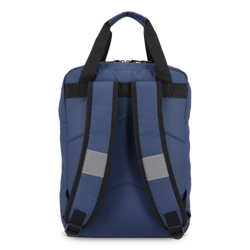 Plecak z powłoką PU, wykonany z materiału R-PET 600D, 27,5 x 12 x 37,5 cm, 12 l Ciemnoniebieski LT95362-N0010 (5)