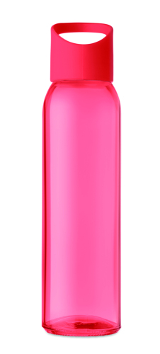 Szklana butelka 500ml czerwony MO9746-05 (2)
