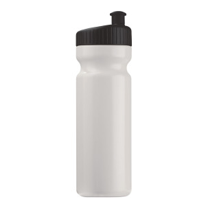 Bidon Sportowy Design 750ml Biały / czarny