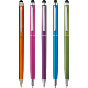 Długopis plastikowy touch pen KIMBERLY Jasnozielony