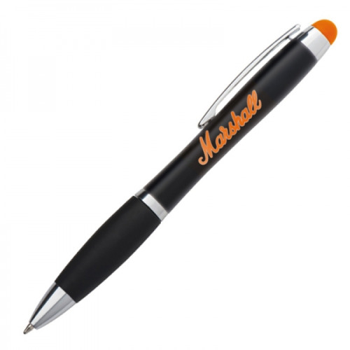 Długopis metalowy touch pen lighting logo LA NUCIA Pomarańczowy 054010 (5)