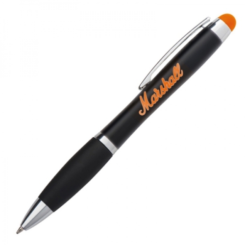 Długopis metalowy touch pen lighting logo LA NUCIA pomarańczowy 054010 (5)