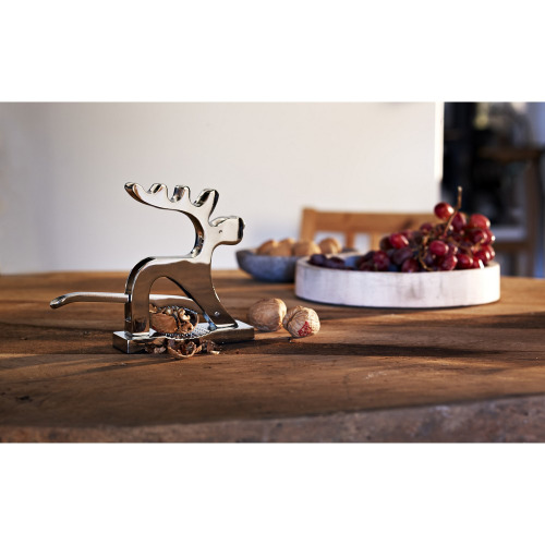 Dziadek do orzechów "renifer" Srebrny V5591-32 (1)