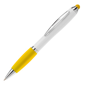 Długopis biały Hawaï stylus Biały / żółty