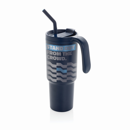 Kubek termiczny 900 ml Graphic 360 Niebieski P437.3225 (10)