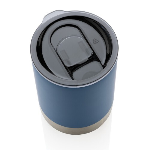 Kubek termiczny 360 ml, stal nierdzewna z recyklingu blue P433.065 (2)