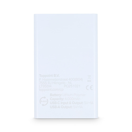 Enera Powerbank USB-C 4000 mAh R-AL Biały LT95514-N0001 (6)