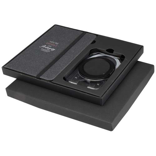 Kern zestaw upominkowy z notatnikiem A6 w twardej okładce i portfelem MagSafe  Szary 10716482 (1)