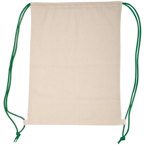 Worek sportowy bawełniany 140 g/m2 LONDONDERRY Zielony 092009 (1)