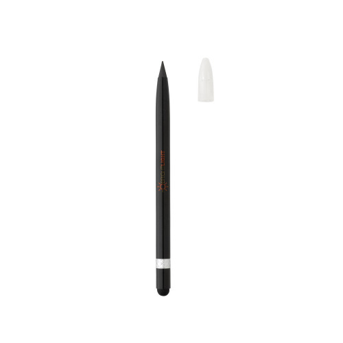 Aluminiowy ołówek z gumką czarny P611.121 (3)