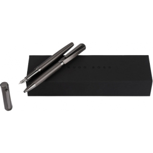 Zestaw upominkowy HUGO BOSS długopis i pióro wieczne - HSQ1782D + HSQ1784D