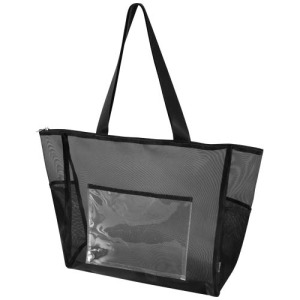 Mesh torba na zakupy 23 l z recyklingu z certyfikatem GRS Czarny