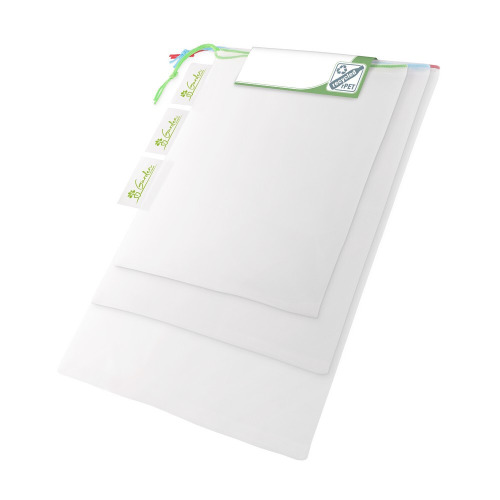 Zestaw woreczków na owoce i warzywa RPET, 3 szt. | Steven Biały V0783-02 (7)