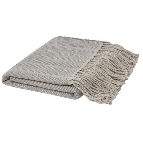 Narzuta Haven w jodełkę Szary 11311701 (3)