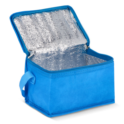 R-PET 6 Torba chłodząca na puszki z włókniny 20 x 13 x 12,5 cm 75g/m² Jasnoniebieski LT95390-N0012 (2)