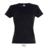 MISS Damski T-SHIRT 150g Deep black S11386-DB-S  thumbnail