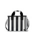 CITY TORBA TERMICZNA STRIPE rPET DUŻA, CZARNO-BIAŁY Czarno-Biały 5018597-  thumbnail