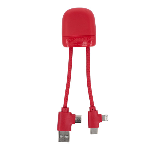 Kabel do ładowania Xoopar ICE-B Multi Czerwony LT41025-N0021 (3)