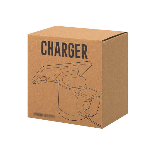 Magnetyczna ładowarka bezprzewodowa 15W z RABS, 3 w 1, stojak na telefon Czarny VA603-03 (4)