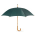 Parasol z drewnianą rączką Zielony KC5132-09  thumbnail