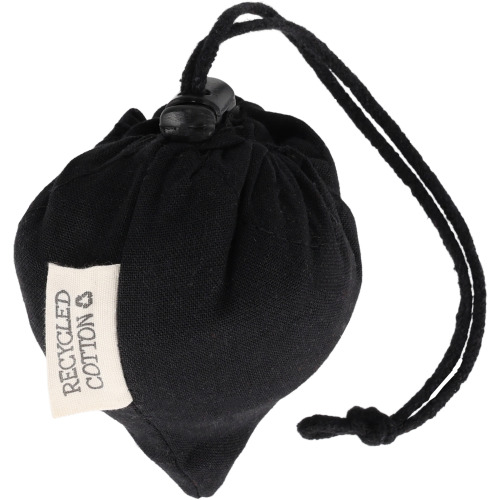 Torba bawełniana z recyklingu 118 g/m2 MODENA Czarny 526203 (4)