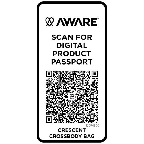 Crescent torba typu crossbody Aware™ z recyklingu o gramaturze 500 g/m² Czarny 12074590 (4)
