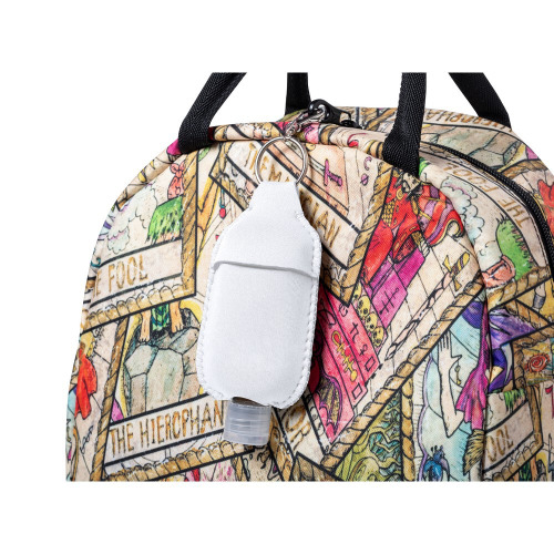 Brelok do kluczy, etui na pojemnik z żelem antybakteryjnym (nie dołączono) Niebieski V0962-11 (1)