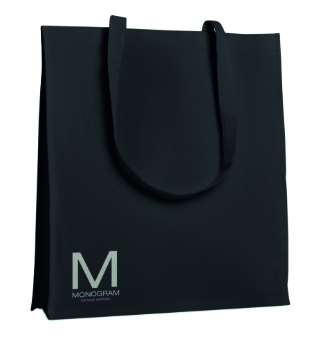 Bawełniana torba na zakupy czarny MO9059-03 (3)