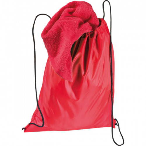 Worek z poliestru z recyklingu 210D WANDA Czerwony 6470005 (3)