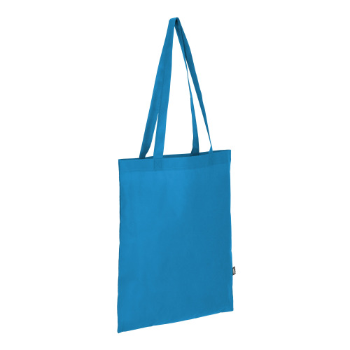 R-PET Torba transportowa z długimi uchwytami z włókniny 38 x 42 cm 75 g/m² Niebieski LT91328-N0011 (2)