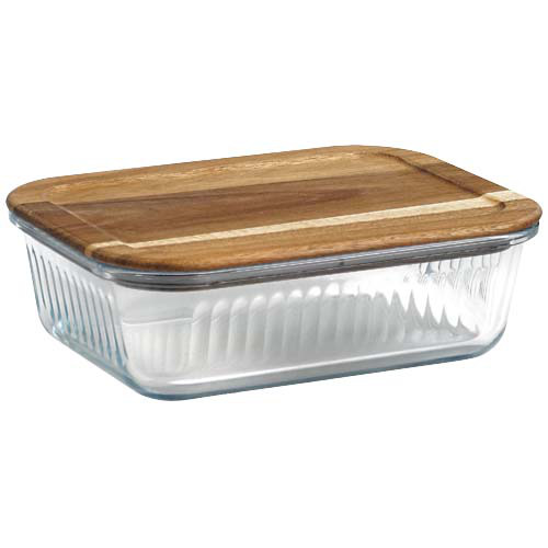 Pudełko na lunch Citizen Green Purlunch o pojemności 1000 ml, wykonane ze szkła borokrzemowego Przezroczysty 1PZ05601 