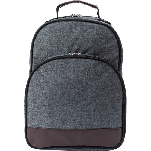 Plecak piknikowy, termoizolacyjny Szary V0837-19 (1)