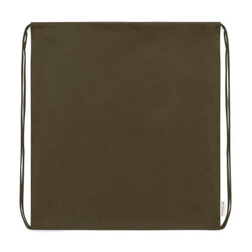 Worek ze sznurkiem z bawełny organicznej Brązowy V1080-16 