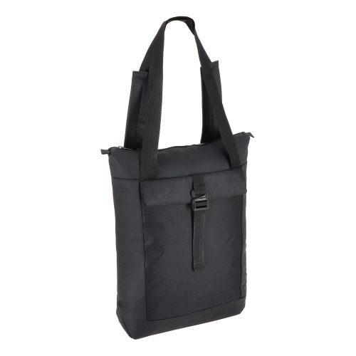 Plecak na laptopa rPET 600D Navi 36 x 40 x 10 cm Czarny LT95397-N0002 (5)