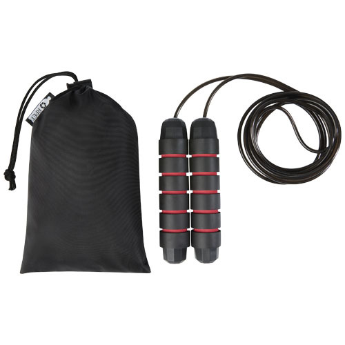 Miękka skakanka Austin w woreczku z plastiku PET z recyklingu Czerwony 12702121 (4)