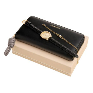 Zestaw upominkowy Cacharel portfel, zegarek i bransoletka CEL536A + CJB536E + CMN534A